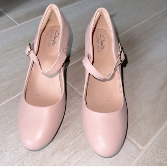 Clarks Women's Ambyr shine dress  Stelletos pink - Picture 2 of 7